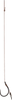 Przypony do methody Mikado z igłą - hak bez zadziora nr 8 / plecionka 0.14mm / 10cm / 8szt.