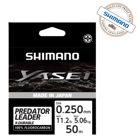 .Fluorocarbon Shimano Yasei Predator | 0.90mm | 40.19kg | 10m | Grey
