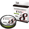 Plecionka Daiwa Tournament X8 Braid Evo+ 0.14mm | 10.20kg | 135m | Chartreuse