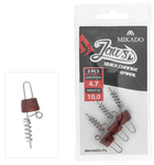 Wkręt do przynęt z obciążeniem- Mikado Jaws QUICK CHANGE SPIRAL - 15g/6cm - 3szt.