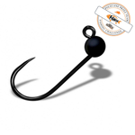 Główki jigowe wolframowe Gurza Trout J1 BL Tungsten Beads BK | #4 | 0.46g