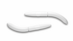 Przynęta Libra Lures Fatty D'Worm 7.5cm | 001 - White | kryl | 8 szt.