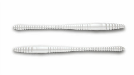 Przynęta Libra Lures Dying Worm 8cm | 004 - Silver Pearl | kryl | 12 szt.