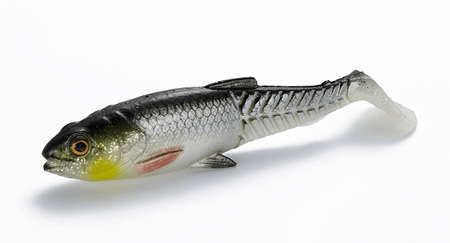 ..Guma SAVAGE GEAR CRAFT CANNIBAL PADDLETAIL 6.5CM 4G GREEN SILVER