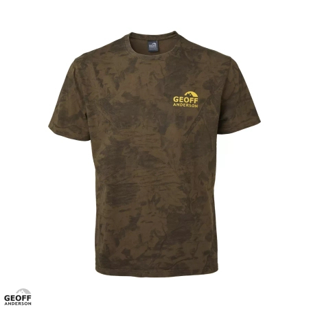 .T-Shirt Geoff Anderson Organic Tee Logo - Tee Leaf/ Orange Logo XXL