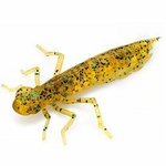 Gumy FishUp Dragonfly 2,0cm | 0,75" | #036/Caramel/Green & Black | 12szt.