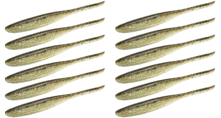 Guma Keitech Shad Impact 2" | 5,1cm | #417 Gold Flash Minnow | 12 szt.