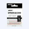 Haczyki BKK Spoon-22 UVO | #1 | 8 szt.