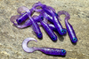 Guma Great Fish GF1 Twister 4,9cm | Glitter Light Purple | rybny | 10 szt.