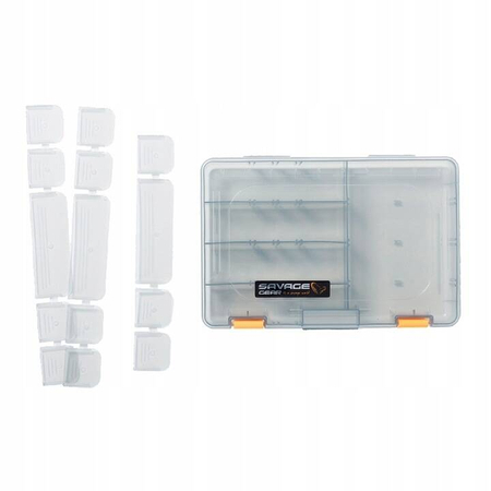 Pudełko Savage Gear LUREBOX 5D SMOKE | 27.5x18x4.5cm
