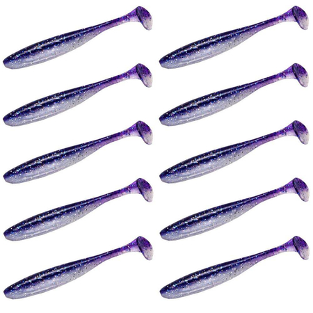 Guma Keitech Easy Shiner 3" | 7,6cm |  LT#45 Purple Ice Shad | 10 szt.