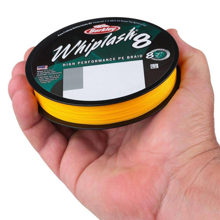 Plecionka Berkley Whiplash 8 Yellow 0.18mm | 23.3kg | 150m