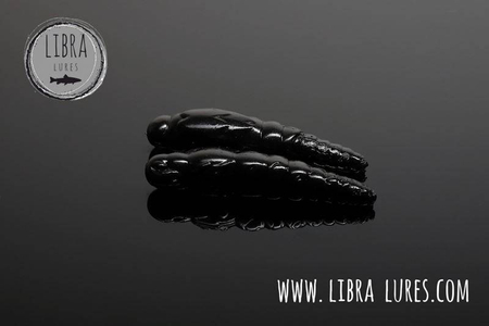 Przynęta Libra Lures Largo Slim 3.4cm | 040 - Black | ser | 12 szt.