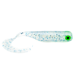 Guma Great Fish GF1 Twister 4,9cm | Ice Blue | krewetkowy | 10 szt. | Dżejsiok Special Edition