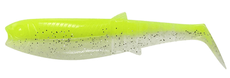 Zestaw Guma Savage Gear Cannibal 12,5cm | Flou Yellow Glow + Dozbrojka Vis Vangen