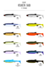 Przynęta Libra Lures Kraken Shad 8" | 20.3 cm | 009 - Gold