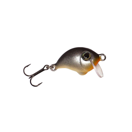 Wobler A.J Lures Żniwiarz 2.5cm - tonący - Perłowo Sebrny z Czarnym Grzbietem