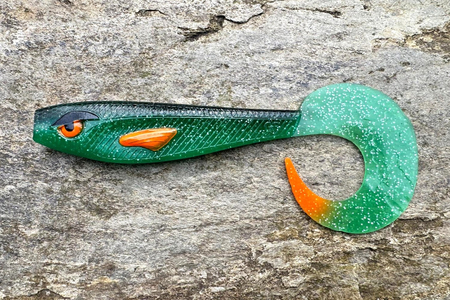 Guma Great Fish Rocky Twister 15cm | Toxic Green 