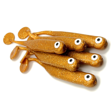 Guma Great Fish GF1 Ripper 7cm | Gold | Krewetkowy | 6 szt.