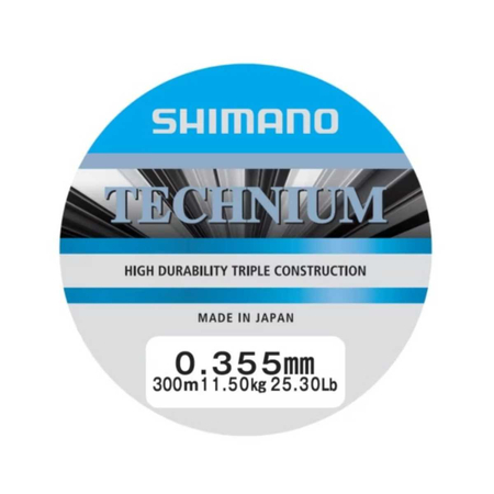 Żyłka Shimano Technium A 0.355mm | 11,5kg | 300m | Szary