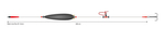 Zestaw sumowy Mikado SET II - Adjustable combi rig zgrzechotką 20g/200cm/100kg - kotwica: 3/0