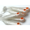 Guma Great Fish GF1 Ripper 7cm | Silver Pearl | Bezzapachowy | 6 szt. | Typ Od Ryb Special Edition