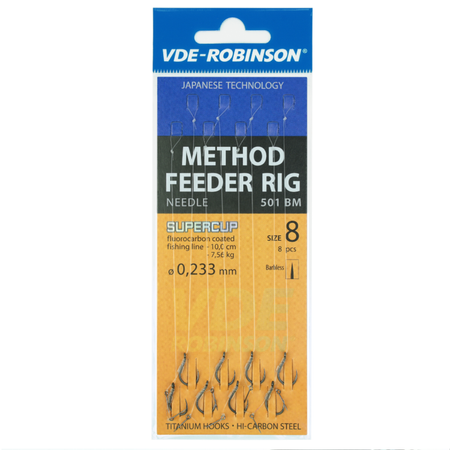 Przypon Robinson VDE-R z bagnetem MF 501BM | #12 | żyłka 0.19mm | 10 szt.