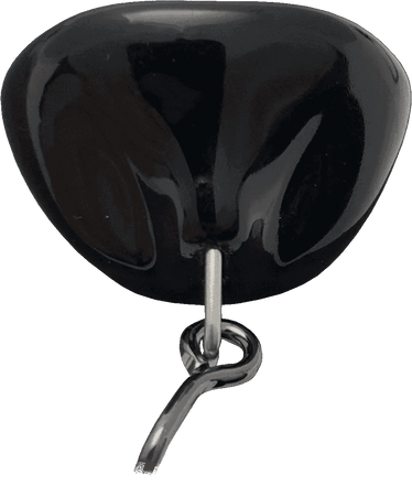 Główka Headbanger RockerHead - 6g - 3/0 - Black - 3 szt.
