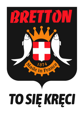 Obrotówka Bretton Color #3 / pomarańczowa / 7g