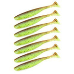 Guma Keitech Easy Shiner 4" | 10,16cm | #401 Green Pumpkin Chartreuse | 7 szt.
