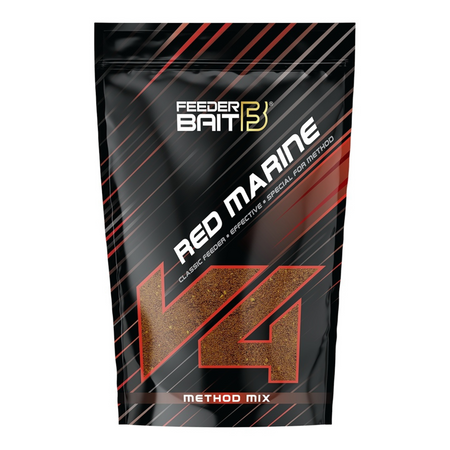 Feeder Bait Method Mix V4 Red Marine  | 800g