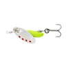 Obrotówka Savage Gear Grub Spinners #1 | Silver Red Lime