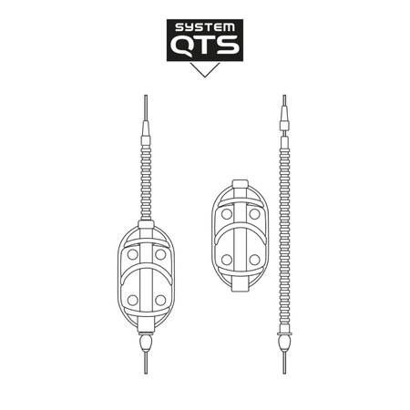 Podajnik Feeder Bait ARC L QTS | 60g