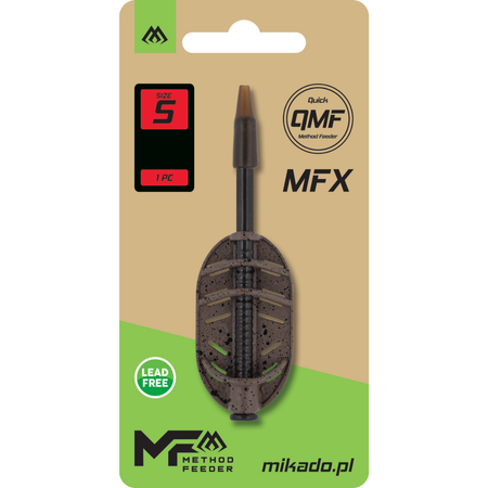 Podajnik koszyk do methody Mikado Method Feeder MFX Q.M.F. rozm. S | 40g 