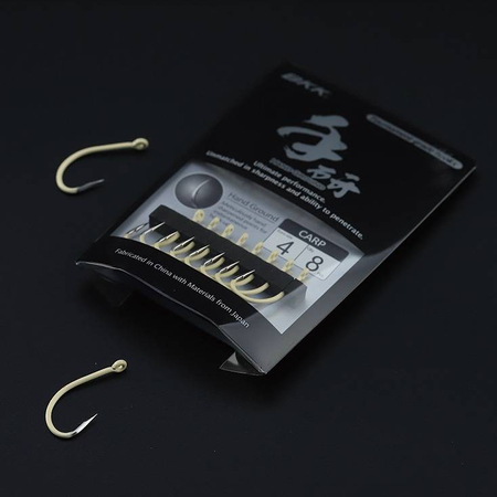 Haczyki Karpiowe BKK Carp Hook Sand Yellow | #8 | 8 szt.