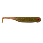 Guma Great Fish GF1 Ripper 7cm | Motor Oil Green | Bezzapachowy | 6 szt.