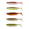 Zestaw gum Savage Gear Fat Minnow T-Tail 13cm | Clear Water Mix | 5 szt.
