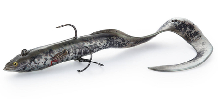 Guma Savage Gear Real Eel 20cm | Black Green Pearl PHP