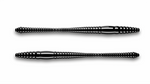 Przynęta Libra Lures Dying Worm 7cm | 040 - Black | ser | 15 szt.