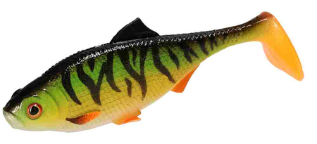 Zestaw guma Mikado MFT Roach 12cm Natural Perch + Dozbrojka Mikado Evo Stinger
